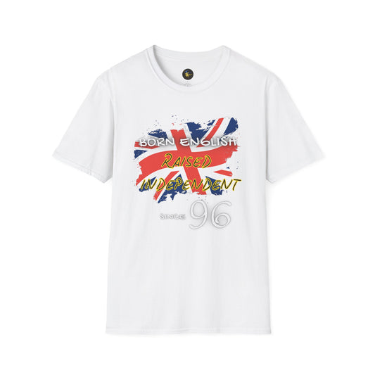 PERSONALIZE Born English Unisex Cotton T-Shirt - Independent Spirit Tee