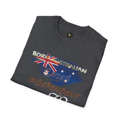 PERSONALIZE Born Australian Unisex Cotton T-Shirt - Independent Spirit Tee