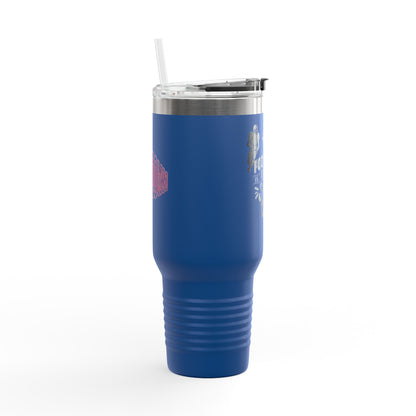 Football Season Touchdown Sporty Insulated Travel Mug, 40oz