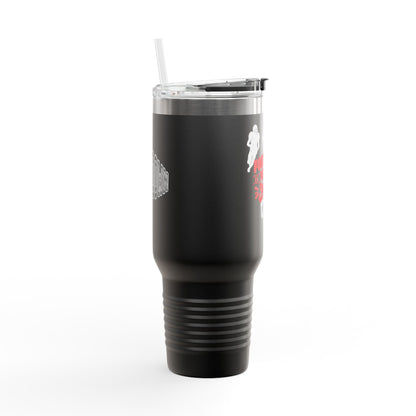 Football Season Touchdown Sporty Insulated Travel Mug, 40oz