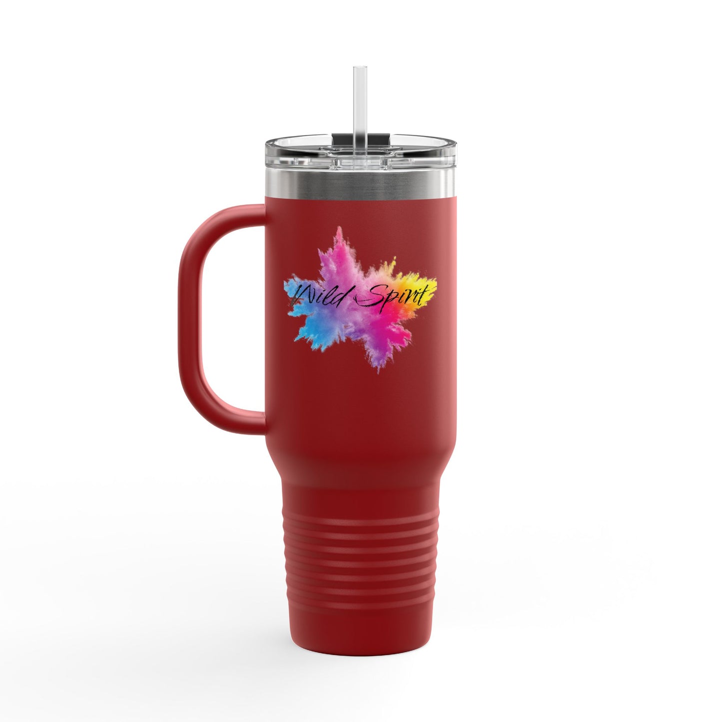 Ukrainian Wild Spirit  Girl Travel Mug, 40oz