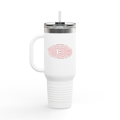 Football Season Touchdown Sporty Insulated Travel Mug, 40oz