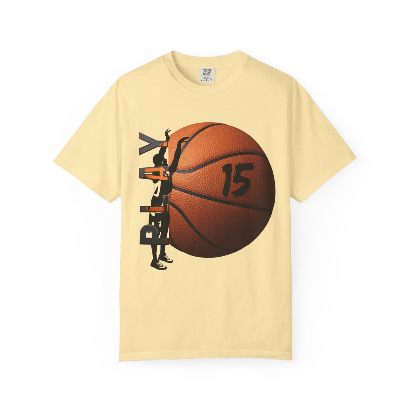 PERSONALIZE Unisex Basketball Garment-Dyed T-shirt Always in Play Mode