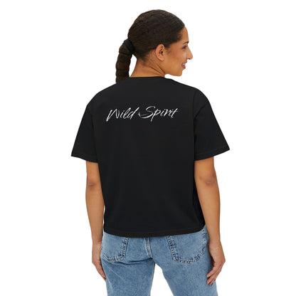 PERSONALIZE Trial by Stare Oversized Boxy Fit Graphic T-shirt