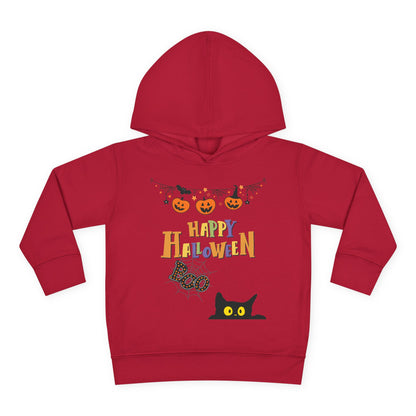 Toddler Black Cat & Pumpkin Patch Fleece Hoodie