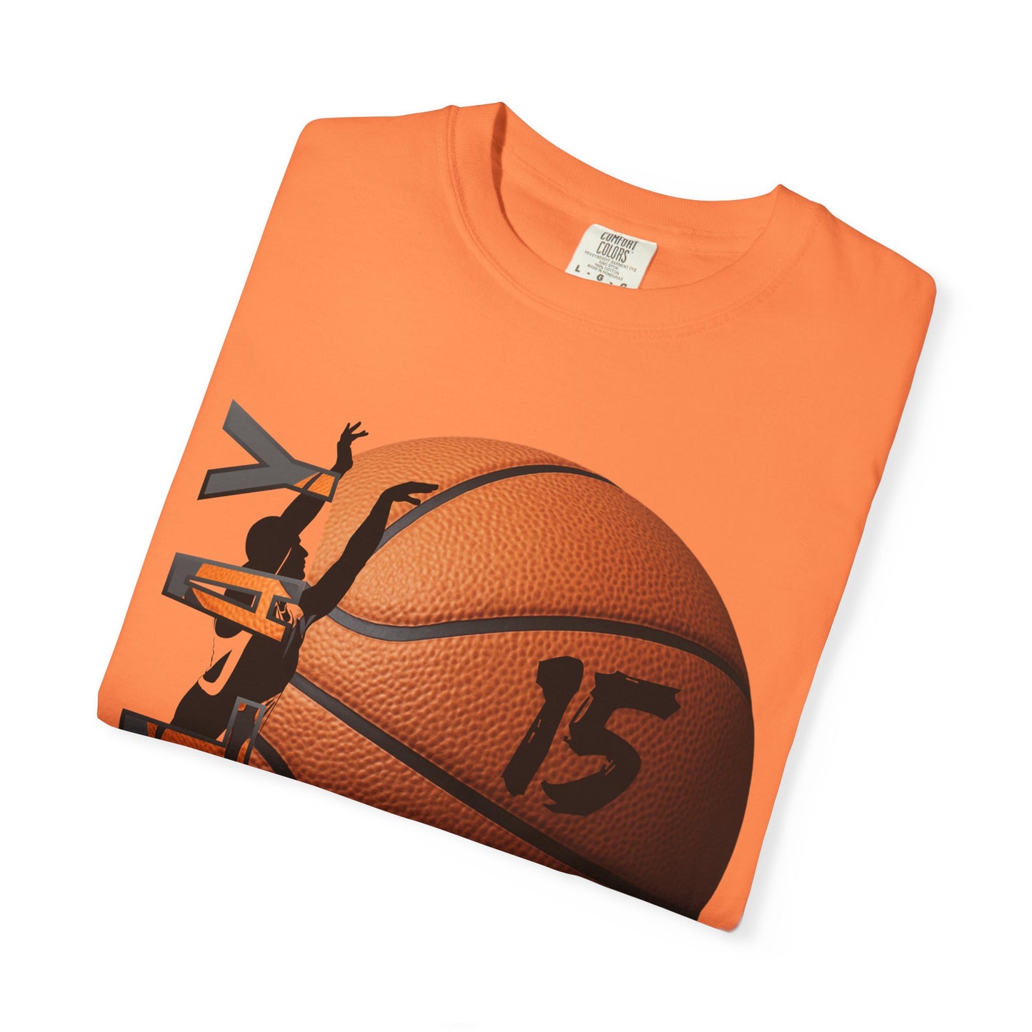 PERSONALIZE Unisex Basketball Garment-Dyed T-shirt Always in Play Mode