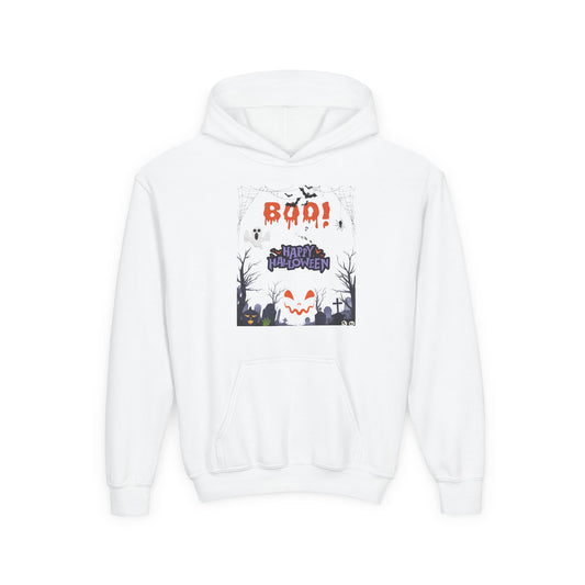 Kids Whispers in the Pumpkin Patch Heavy Blend Cozy Hoodie