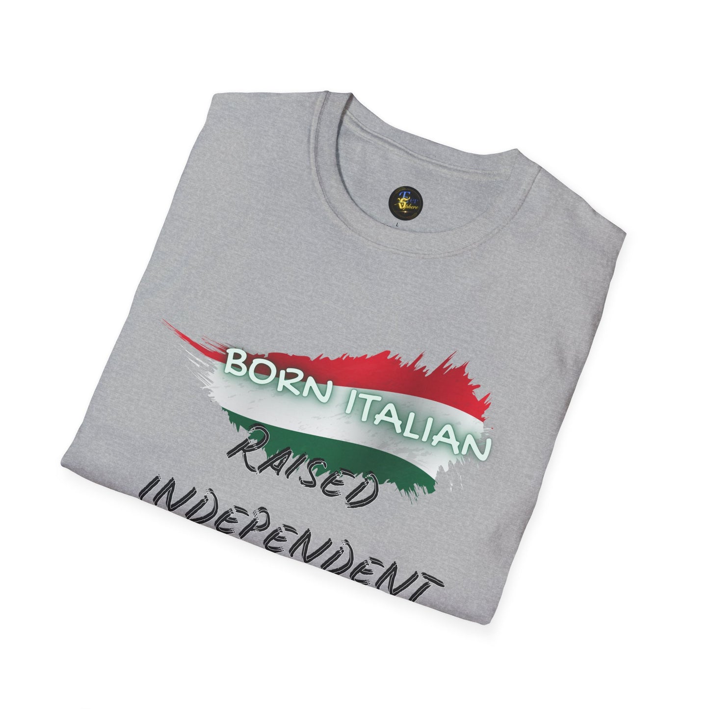 PERSONALIZE Born Italian Cotton T-Shirt - Independent Spirit Tee