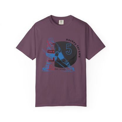PERSONALIZE Men's Hockey Player Garment-Dyed T-shirt Always in Play Mode