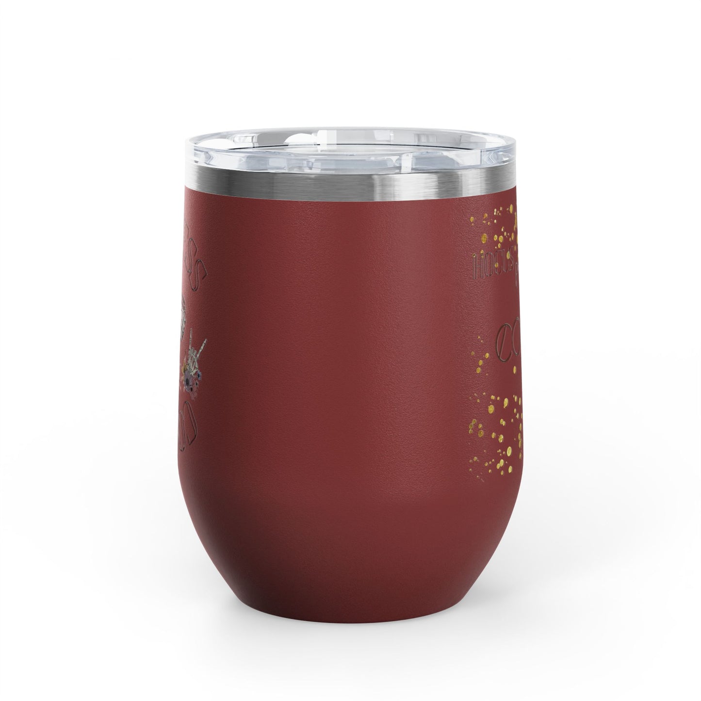 Skull Madness with Flowers Travel Mug 12oz