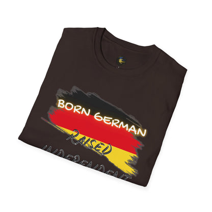 PERSONALIZE Born German Unisex Cotton T-Shirt - Independent Spirit Tee