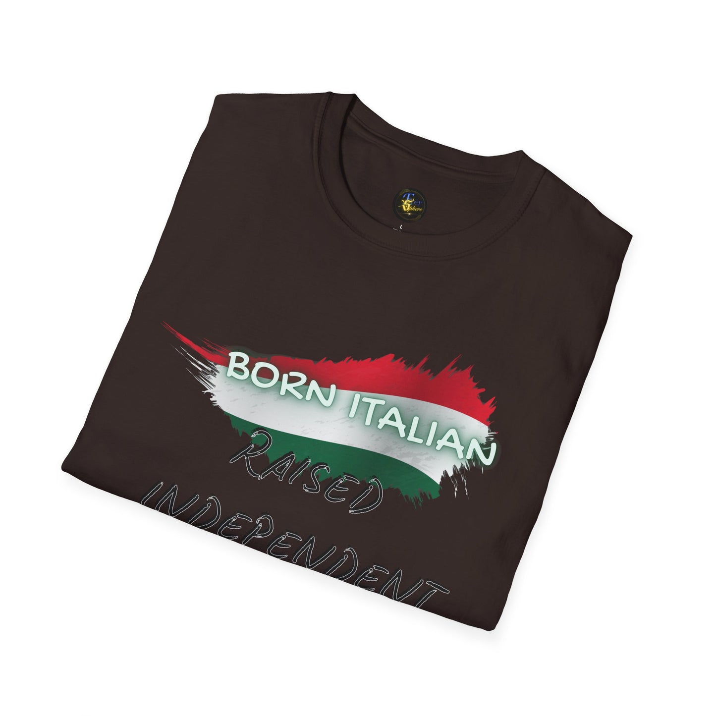 PERSONALIZE Born Italian Cotton T-Shirt - Independent Spirit Tee