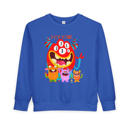 Toddler Hey You Monsters  Sweatshirt