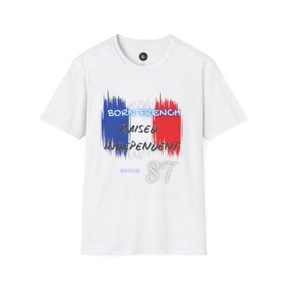 PERSONALIZE Born French Unisex Cotton T-Shirt - Independent Spirit Tee