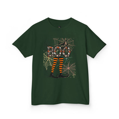 Kids Boo Crew Witch Feet Graphic Tee