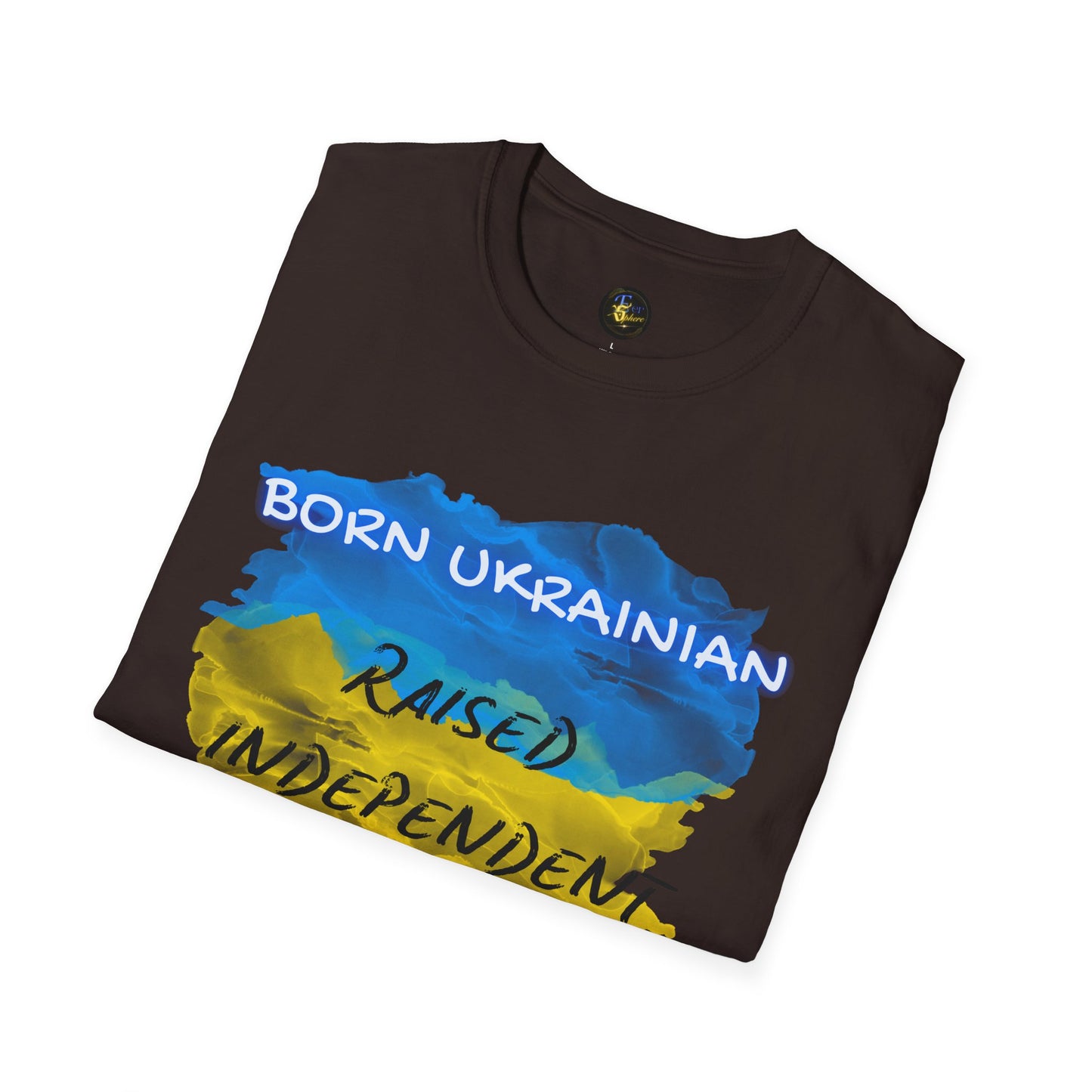 PERSONALIZE Born Ukrainian Unisex Cotton T-Shirt - Independent Spirit Tee
