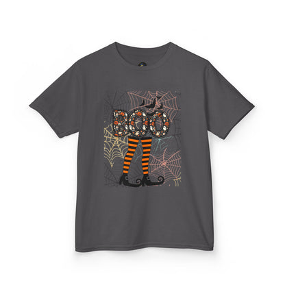 Kids Boo Crew Witch Feet Graphic Tee