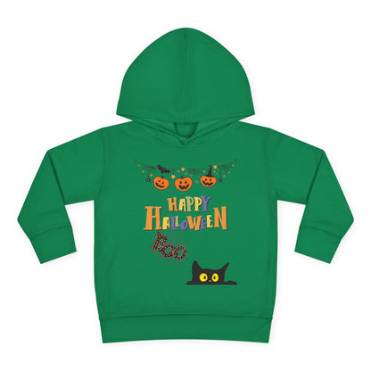 Toddler Black Cat & Pumpkin Patch Fleece Hoodie
