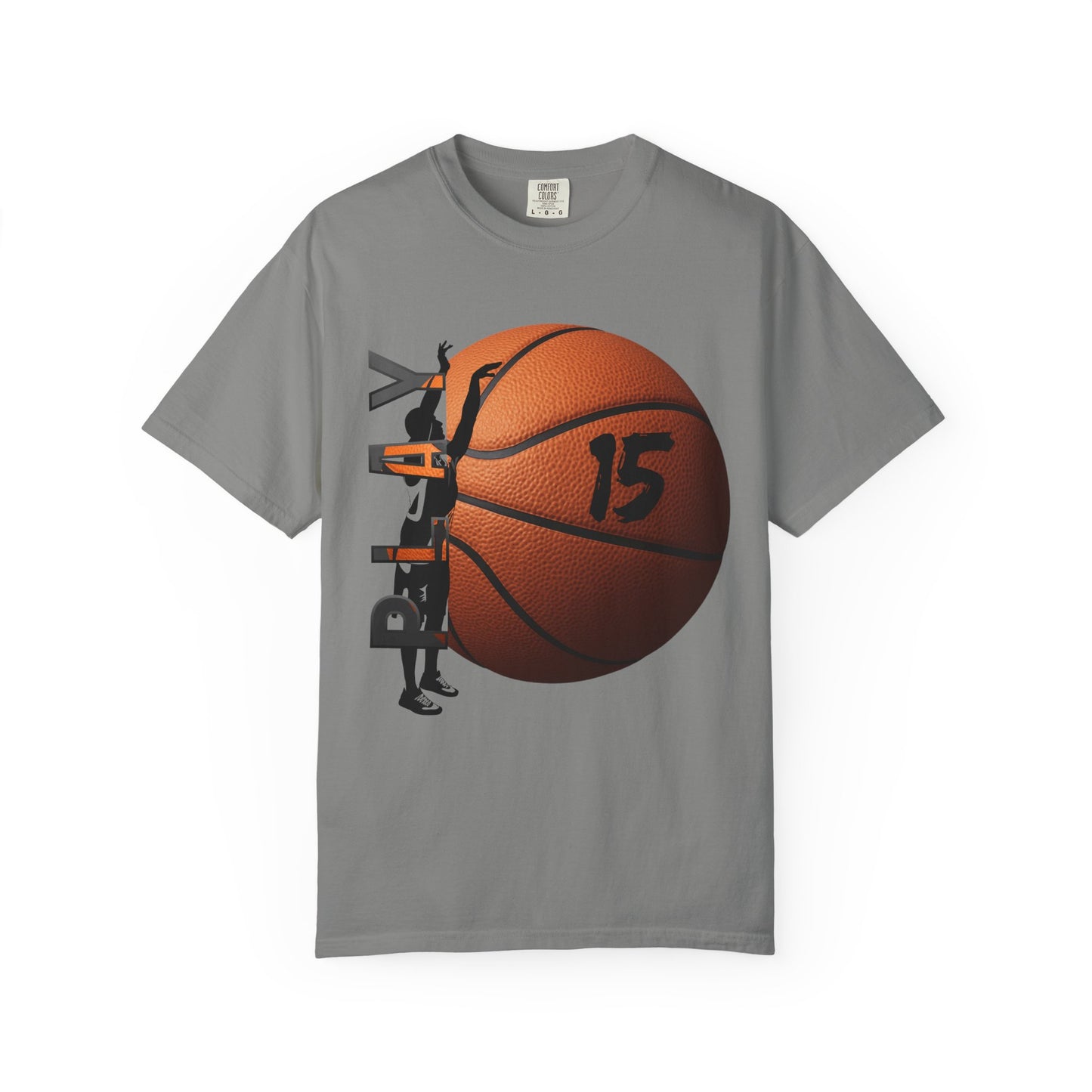 PERSONALIZE Unisex Basketball Garment-Dyed T-shirt Always in Play Mode