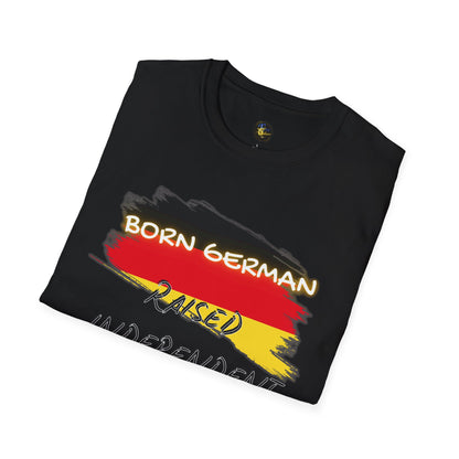 PERSONALIZE Born German Unisex Cotton T-Shirt - Independent Spirit Tee