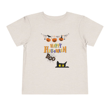Toddler Black Cat & Pumpkin Patch Tee