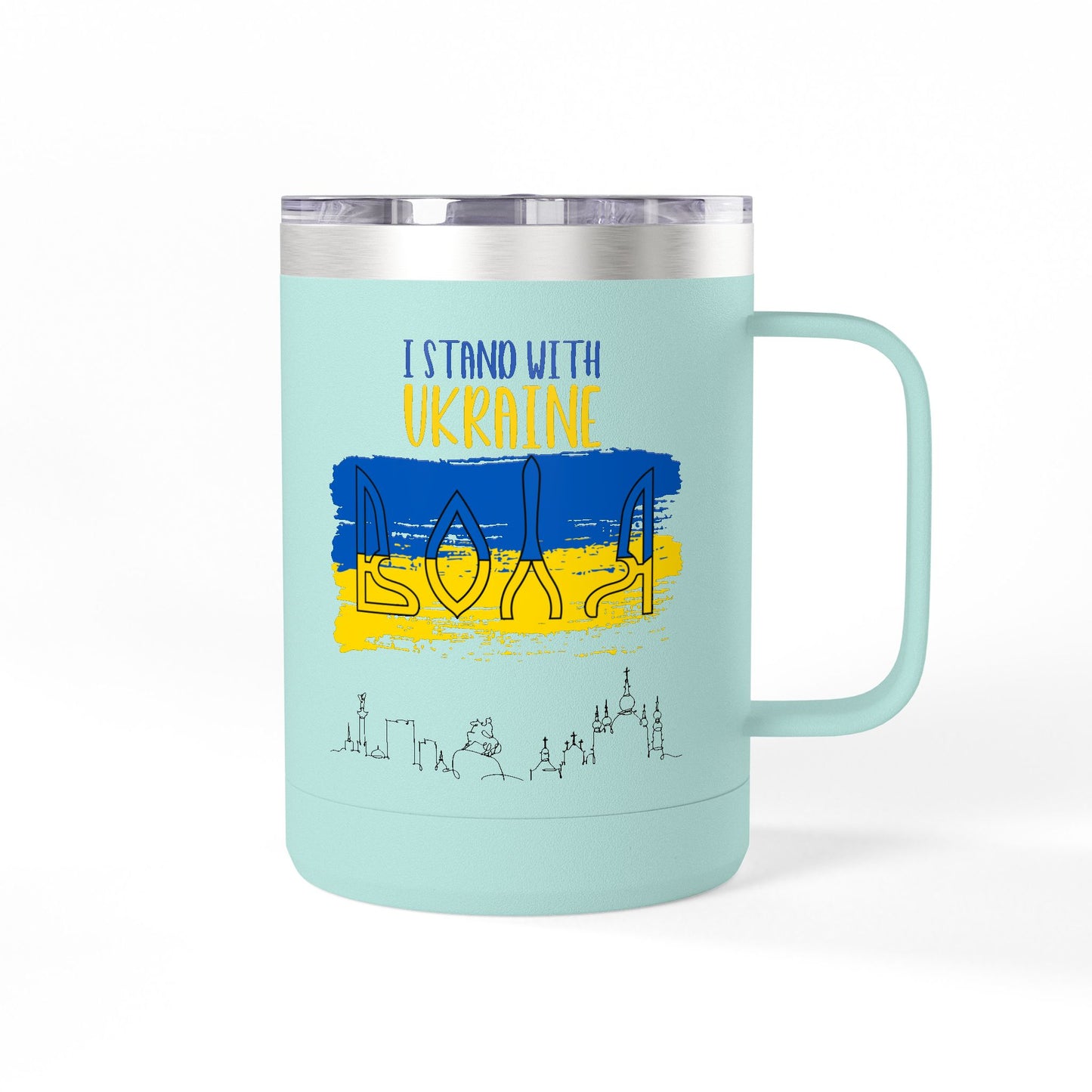 Freedom for Ukraine Mug Tumbler, 15oz