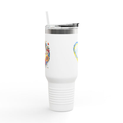 Ukrainian Girl Forever Insulated Travel Mug, 40oz