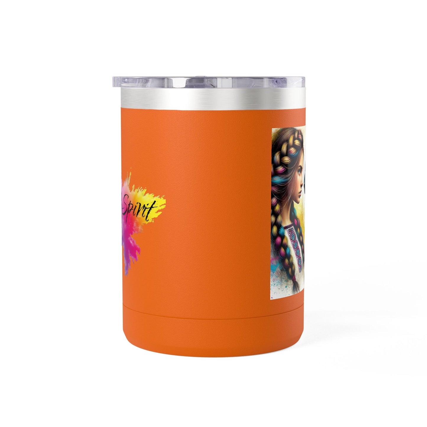 Ukrainian Wild Spirit Girl Mug Tumbler, 15oz