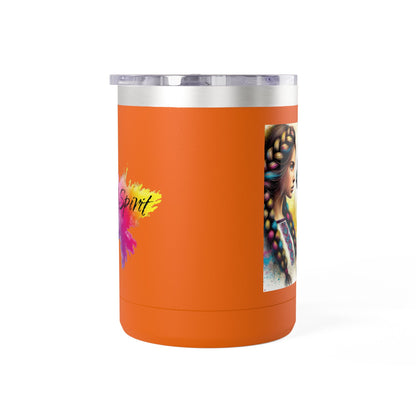 Ukrainian Wild Spirit Girl Mug Tumbler, 15oz