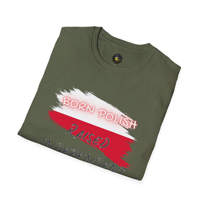 PERSONALIZE Born Polish Unisex Cotton T-Shirt - Independent Spirit Tee