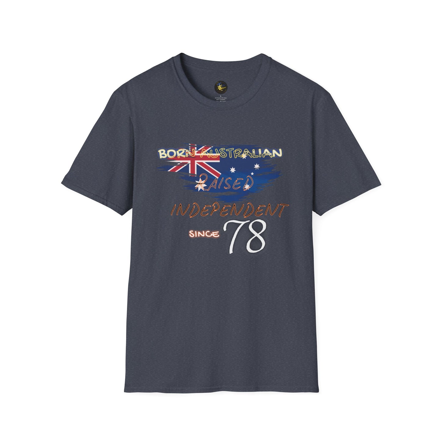 PERSONALIZE Born Australian Unisex Cotton T-Shirt - Independent Spirit Tee