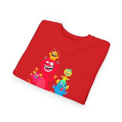 Toddler Colorful Monsters Sweatshirt