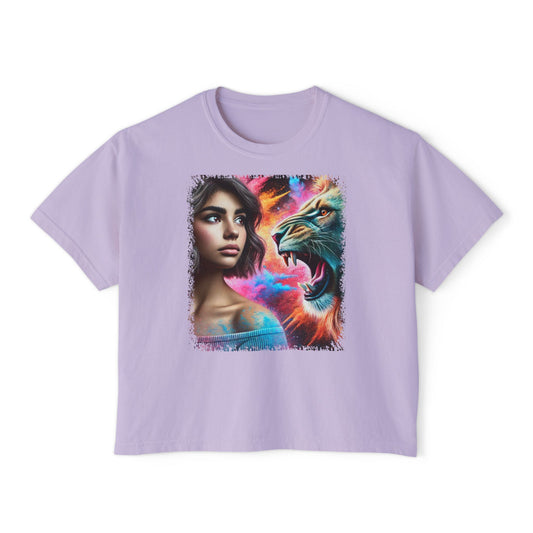 PERSONALIZE Daughter of the Wild - Oversized Boxy Fit Graphic T-shirt