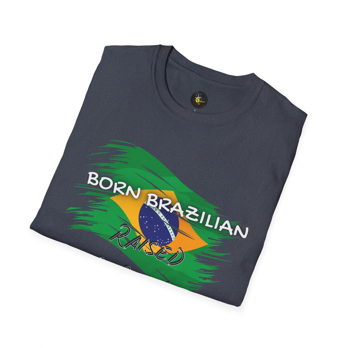 PERSONALIZE Born Brazilian Unisex Cotton T-Shirt - Independent Spirit Tee