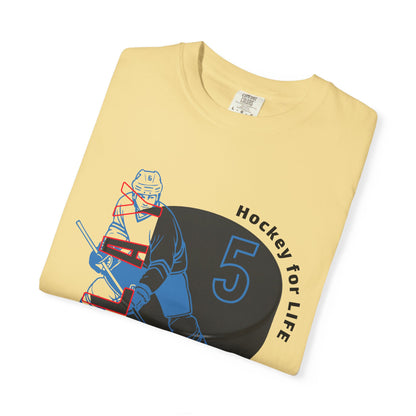 PERSONALIZE Men's Hockey Player Garment-Dyed T-shirt Always in Play Mode