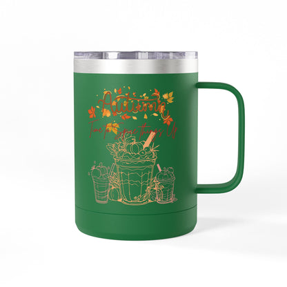 Autumn Coffee Mug Tumbler, 15oz