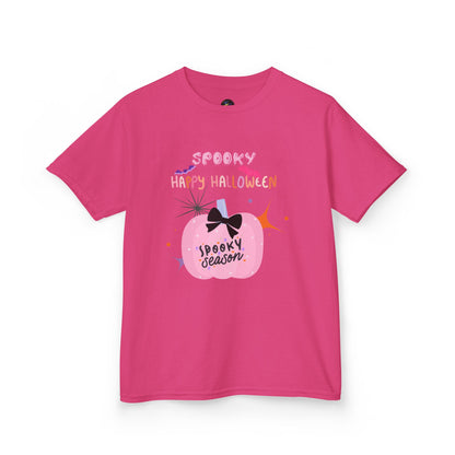 Kids Pretty in Pink Spooky Season Tee