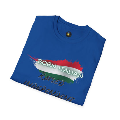 PERSONALIZE Born Italian Cotton T-Shirt - Independent Spirit Tee