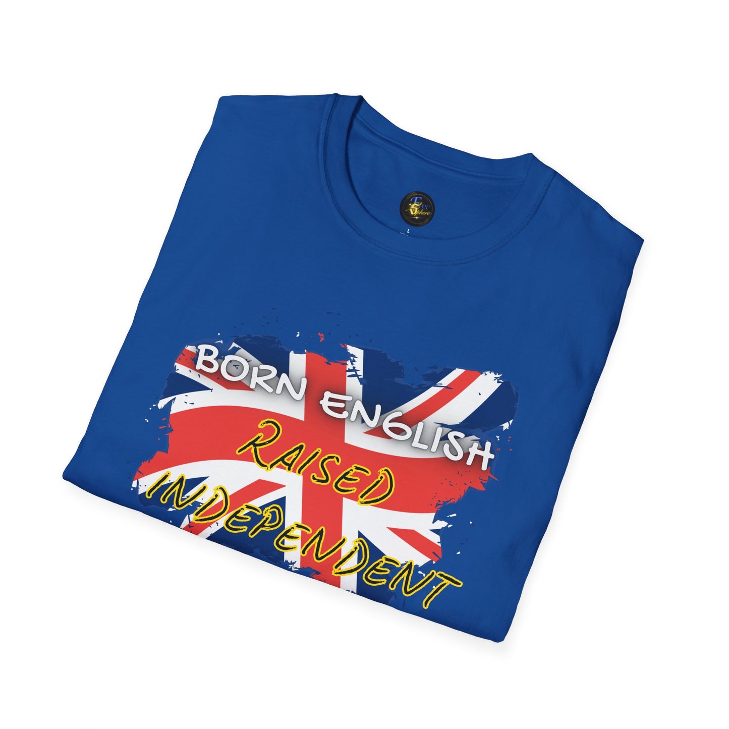 PERSONALIZE Born English Unisex Cotton T-Shirt - Independent Spirit Tee