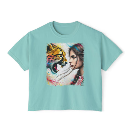 PERSONALIZE Eye to Eye with Velocity - Oversized Boxy Fit Graphic T-shirt