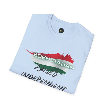 PERSONALIZE Born Italian Cotton T-Shirt - Independent Spirit Tee