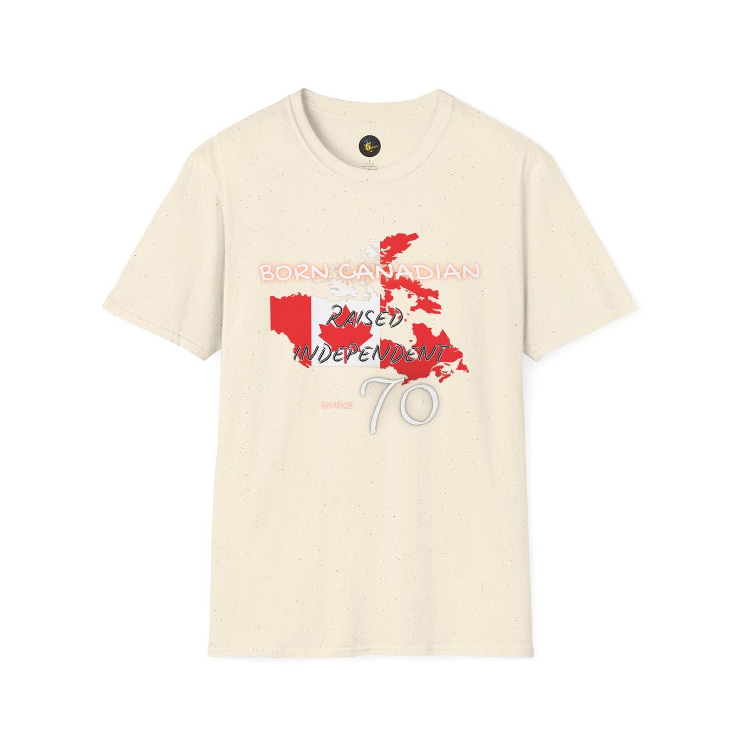 PERSONALIZE Born Canadian Unisex Cotton T-Shirt - Independent Spirit Tee