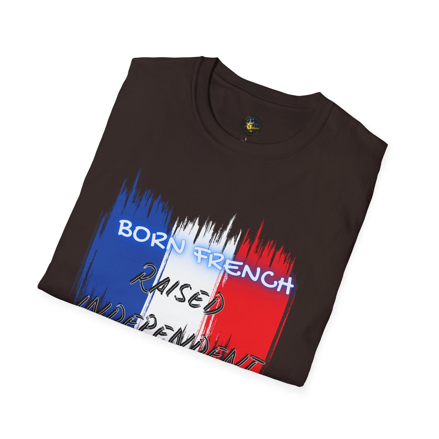 PERSONALIZE Born French Unisex Cotton T-Shirt - Independent Spirit Tee