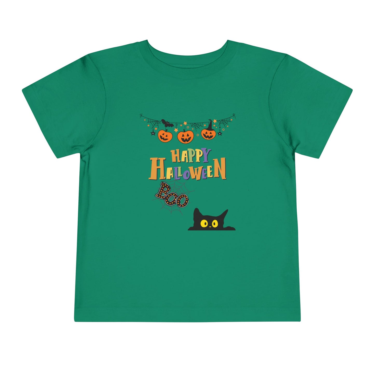 Toddler Black Cat & Pumpkin Patch Tee