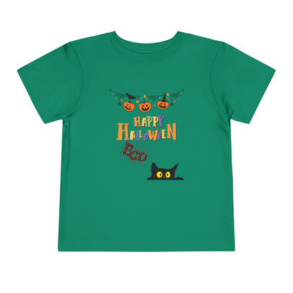 Toddler Black Cat & Pumpkin Patch Tee