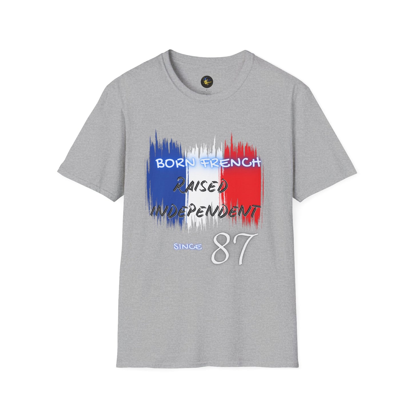 PERSONALIZE Born French Unisex Cotton T-Shirt - Independent Spirit Tee