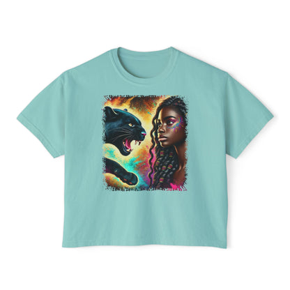 PERSONALIZE Wild Meets Willed - Oversized Boxy Fit Graphic T-shirt