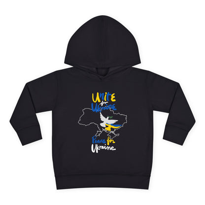Toddler Peace for Ukraine Design Fleece Hoodie