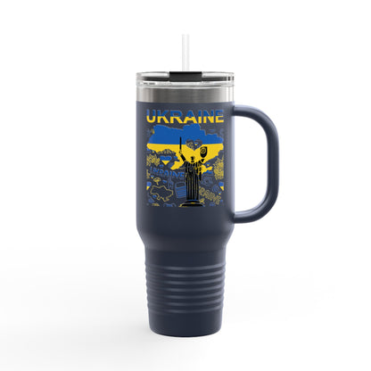 Ukrainian Free Spirit Travel Mug, 40oz