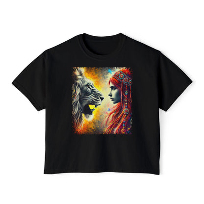PERSONALIZE Unblinking Oversized Boxy Fit Graphic T-shirt
